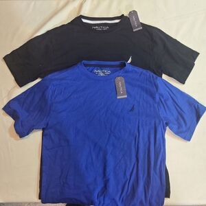 Boys Bundle Black & Blue Nautica Tees Size XL